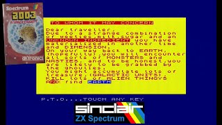 ZX Spectrum Games 🖥️ - 2003 A Space Oddity 🚀🪨