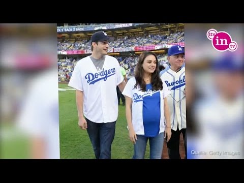 Ashton Kutcher besteht  auf eine Familiengeburt