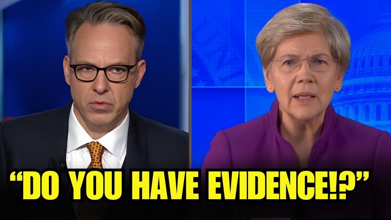 Elizabeth Warren LEAVES MID INTERVIEW after Jake Tapper DEFENDS Trump By Asking One Question