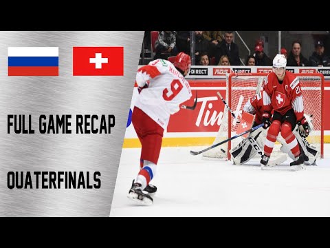 Russia vs Switzerland Quarterfinals Highlights | January 2nd, WJC 2020