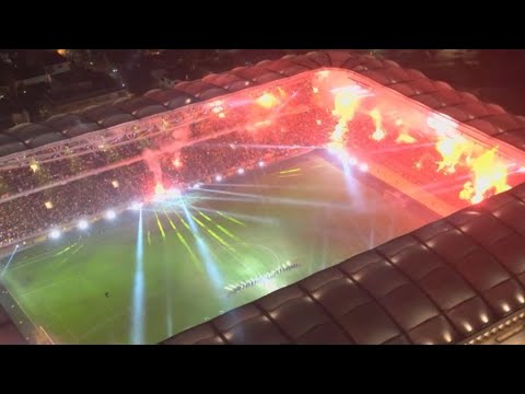 Με μια Φαντασμαγορική τελετή εγκαινιάστηκε το νέο γήπεδο της ΑΕΚ