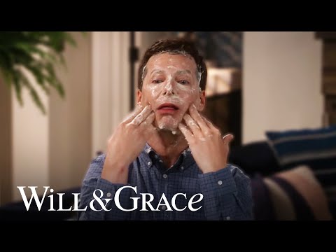 Jack uses way too much numbing cream | Will & Grace 17'