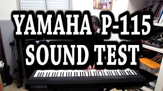 Video thumbnail for Yamaha P-115 Piano Sound Test by איתי אורן Itay Oren