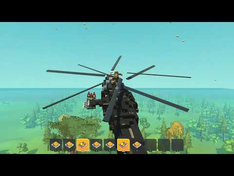 Scrap Mechanic Heli vs Training AI AA