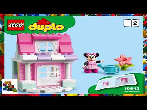 Конструктор LEGO Duplo «Дом и кафе Минни» 10942 / 91 деталь