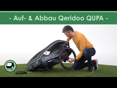 Auf- & Abbau des Qeridoo QUPA 2 Kinderfahrradanhängers