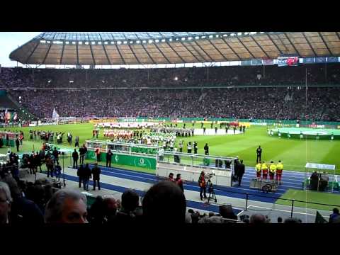 DFB Pokal Finale 2010 Eröffnung_Werder Bremen vs. Bayern München