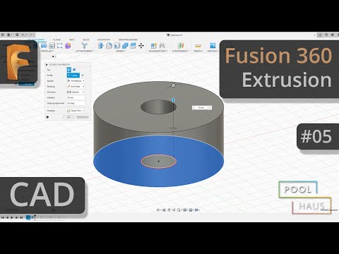 Fusion 360 Tutorial - Extrusion | POOLHAUS