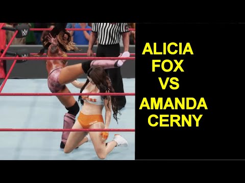 WWE 2K18 Alicia Fox vs Amanda Cerny - Knockout Match