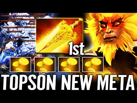 🔥 TOPSON Monkey King Radiance 1st Item - New Meta WTF 100% Outplayed MID 7.30 Dota 2 Pro