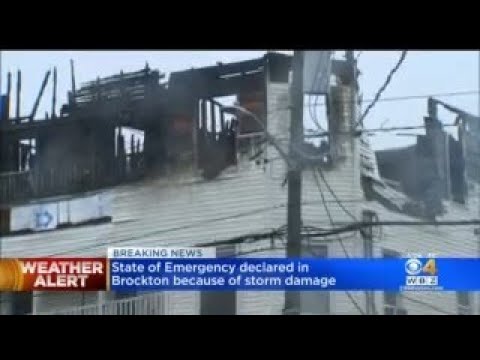 State Of Emergency Declared In Brockton Because Of Storm Damage