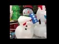 Frosty the vibrating snowman. 