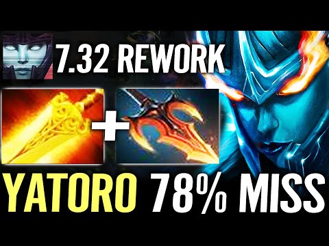 🔥 YATORO Phantom Assassin had fun with RADIANCE — 79% Evasion 7.32 Imba Talent Reworked Dota 2 Pro
