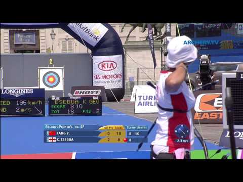 Fang Yuting v Kristine Esebua — recurve women's semifinal | Turin 2011 World Championships