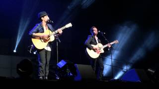 Mark Ballas &amp; Dylan Chambers Miss Incredible 2/5/15 Maverik Center
