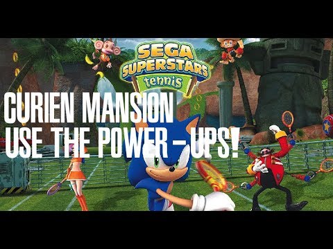 SEGA Superstars Tennis | Curien Mansion: Use the Power-Ups! (AAA)