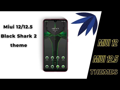 best Miui 12/12.5 theme black Shark 2 new system ui & control center theme for redmi Xiaomi device