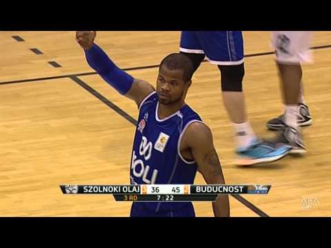 ABA Liga 2014/15, Round 23 match: Szolnoki Olaj - Budućnost VOLI (28.2.2015)