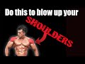 Blow Up Your Shoulders With This Brutal Giant Set Finisher