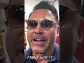 “TANK VS ROLLY IS A 50-50 FIGHT” OSCAR DE LA HOYA SAYS WHOEVER LANDS FIRST WINS TANK ROLLY FIGHT