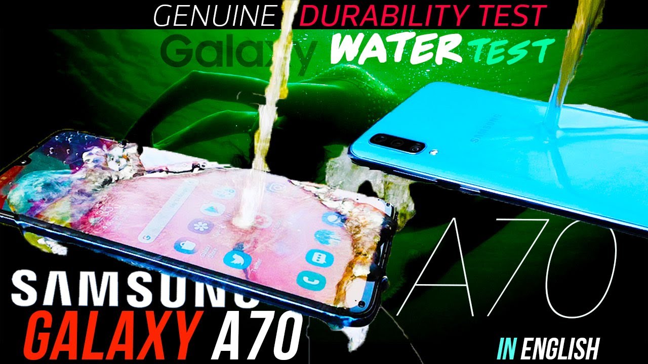 Samsung Galaxy A70 Waterproof Test 🌡️- TYPICAL 🧜🏾‍♀️    | Vs Galaxy A50|