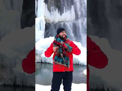 Shahid Mustafa Drung Frozen Waterfall