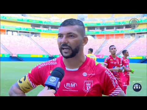 Entrevista pós-jogo do zagueiro Deurick - Manaus FC 2 x 2 Princesa - 05/02/2022