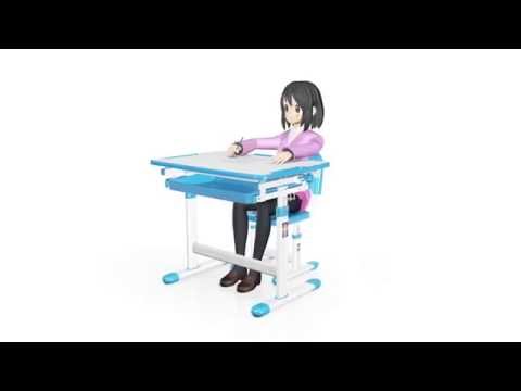 Миниатюра изображения товара Парта+стул Sundays B201 (серый)