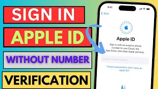 How To Sign in Apple ID without Number Verification || Apple ID sign in without number