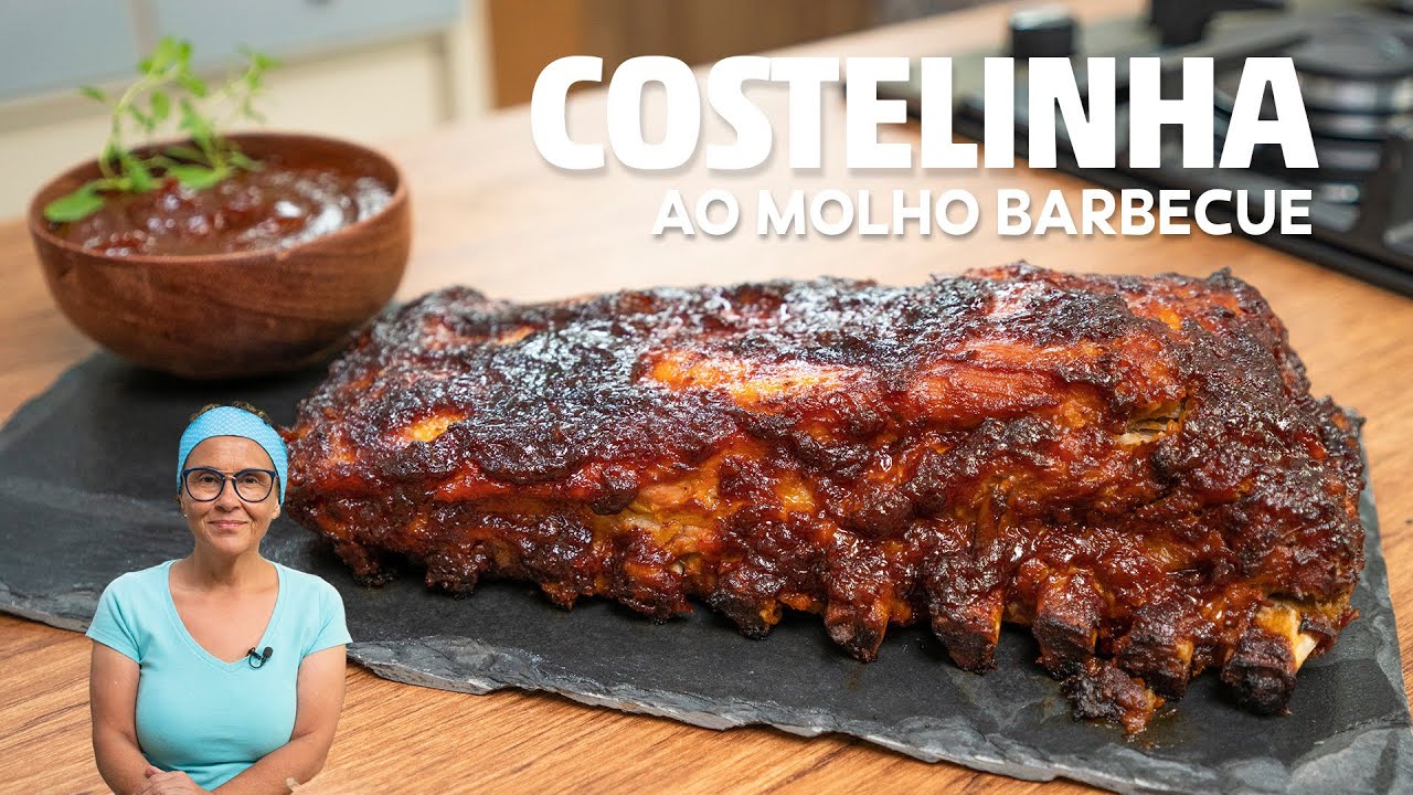 ❤️ COSTELINHA DE PORCO AO MOLHO DE BARBECUE CASEIRO. ESSA SUCULÊNCIA VOCÊ SÓ CONSEGUE ASSIM...