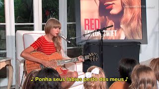 Taylor Swift - Treacherous Legendado Live Google Hangout 2012 | SWIFTIES BRASIL