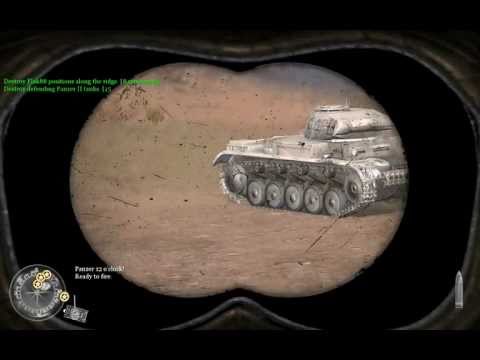"Call of Duty 2", full walkthrough on Veteran, Chapter 5 - The Tank Squadrons, part 2 - "88 Ridge"