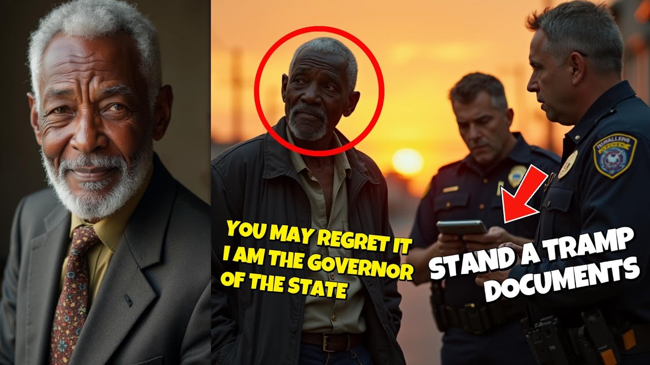 White Police Officers Stop An Elderly Black Man, Unaware That He Is The New Governor Of The State