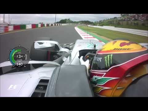 Lewis Hamilton Smashes Suzuka Track Record | 2017 Japanese Grand Prix