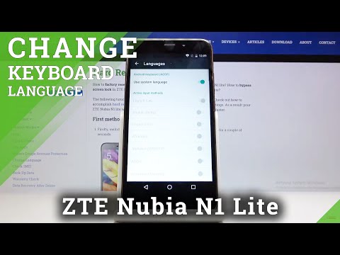 How to Change Keyboard Language in ZTE Nubia N1 Lite – Find Keyboard Language List