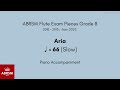 ABRSM Flute Grade 8, John Rutter Suite Antique: III. Aria ♩= 66 (Slow) Piano Accompaniment