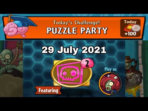 PUZZLE PARTY, 29 JULY 2021, PVZ HEROES