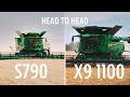 Head to head S790 vs X9 1100 | John Deere Harvest X Episode 2