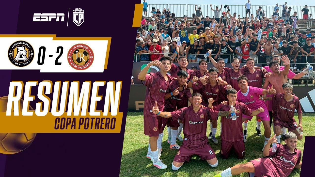 LA ROSARIO DIO EL BATACAZO ANTE ARGEAVE Y SE METIÓ EN OCTAVOS | COPA POTRERO 2025 | RESUMEN