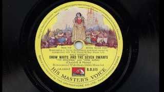 Adriana Caselotti and Harry Stockwell &#39; I&#39;m Wishing and  One Song&#39; Original 78 rpm
