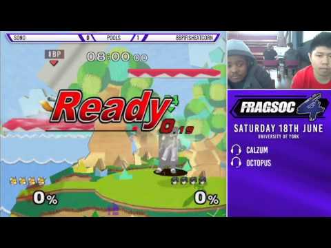 Fragsoc 4 Pools - Sono (Marth) vs 8BP l FishEatCorn (Fox)