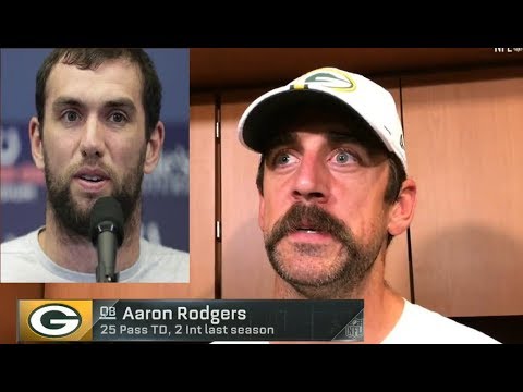 Aaron Rodgers: fans booing Andrew Luck was 'disgusting'