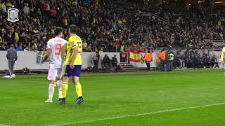 Así celebró el banquillo de España el gol de Rodrigo Moreno ante Suecia Así celebró el banquillo de España el gol de Rodrigo Moreno ante Suecia