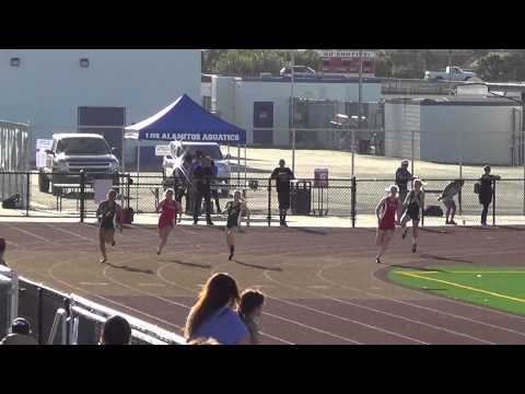 JVG 200m vs Edison 4-9-14 - Los Alamitos Girls