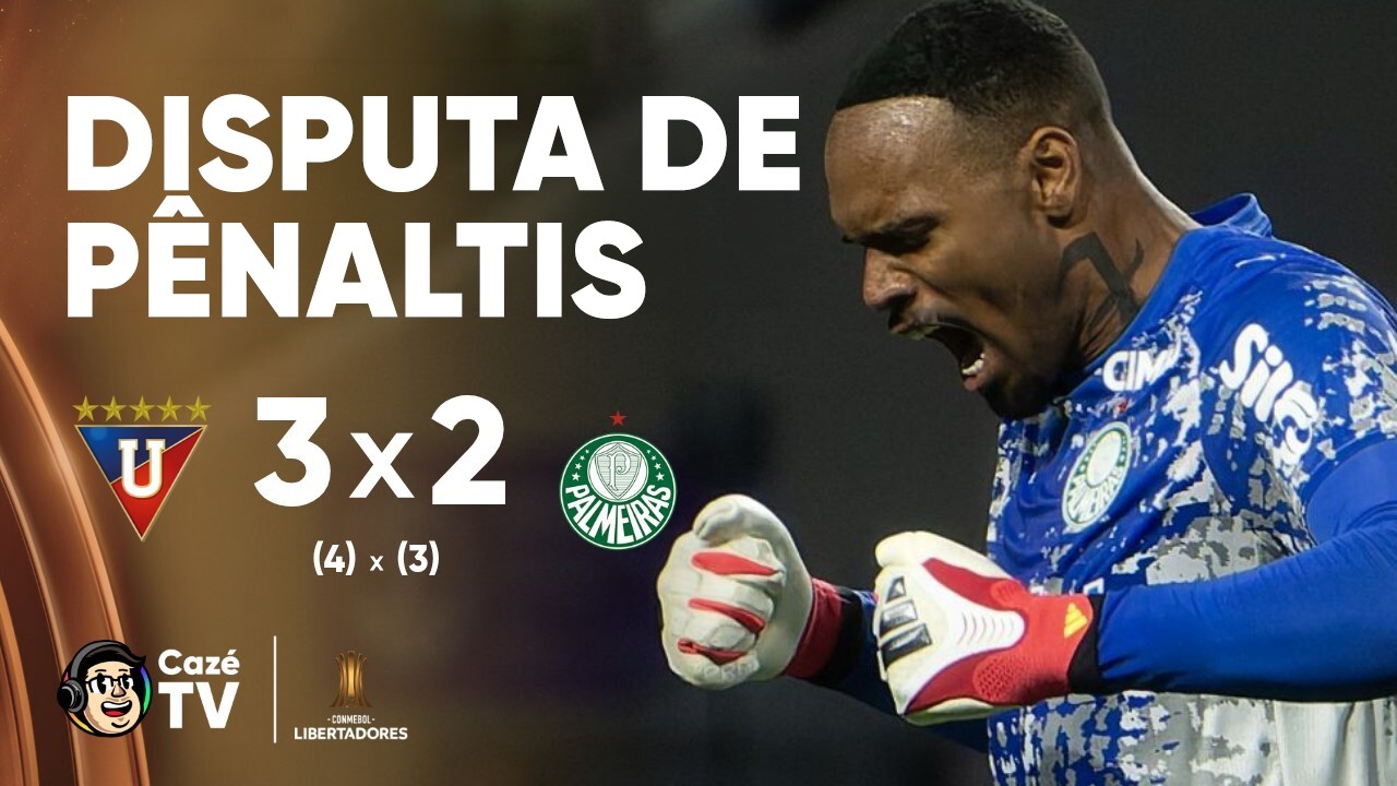 DISPUTA DE PÊNALTIS: LDU 3(3) X (4)2 PALMEIRAS | QUARTAS (VOLTA) | CONMEBOL LIBERTADORES 2026