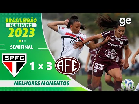 Gols e lances de São Paulo x Ferroviária-SP
