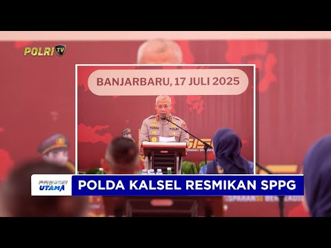 POLDA KALSEL RESMIKAN SPPG DUKUNG PROGRAM MAKAN BERGIZI GRATIS