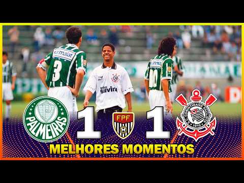 PALMEIRAS 1 X 1 CORINTHIANS ● MELHORES MOMENTOS ● CAMPEONATO PAULISTA 1995 ● FINAL ● JOGO 01