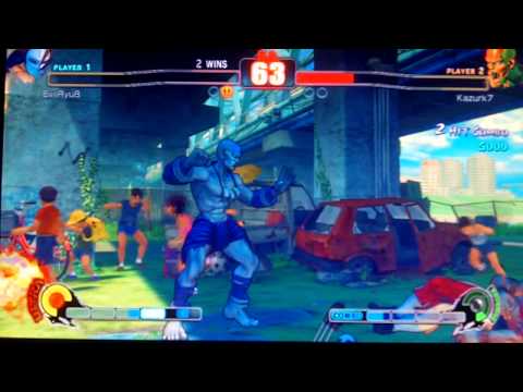 SF4 - EvilRyu8 (Vega) Vs Kazurk7 (Dhalsim) [Match2]