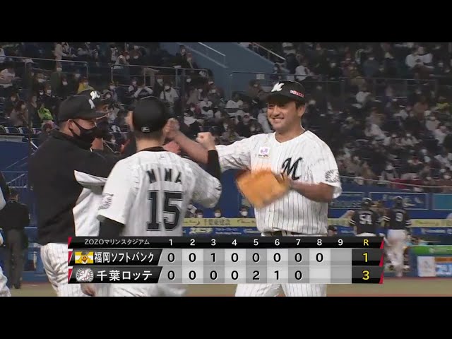 【8回表】気迫のピッチング!! マリーンズ・澤村 三振を奪い無失点に抑える!! 2020/11/5 M-H